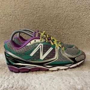New Balance 1080v3 Women's Running Shoes Teal Purple Silver W1080SP3Size 7